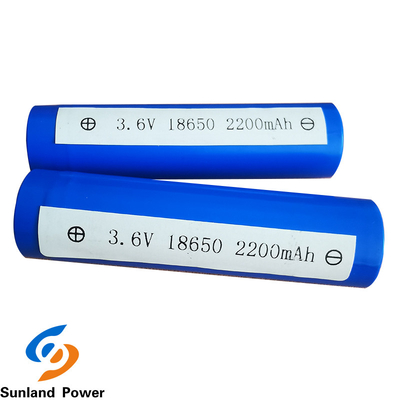 De Toestellen van het Lithiumion cylindrical battery for home van ICR18650 3.7V 2200mah