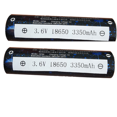 OEM Cilindrisch Li Ion Battery ICR18650 3.6V 3350mah met USB-Terminal
