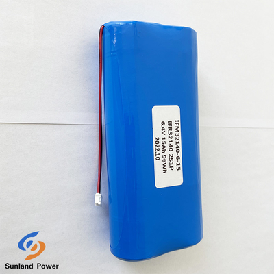 Aangedreven de Batterijpak van IFR32140 2S1P 6.4V 15AH 3.2V LiFePO4 voor Elektrische het Schermen Zonne