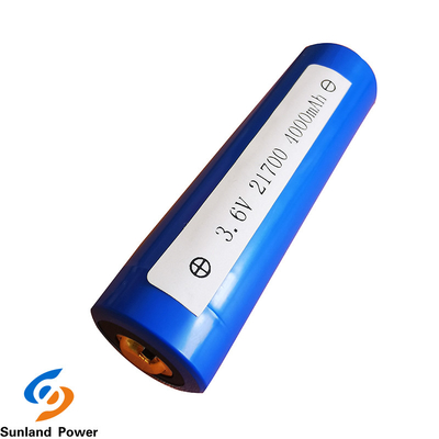 Blauwe Lithium Cilindrische Batterij ICR21700 3.6V 4000mah met USB 300 Keer het Cyclusleven