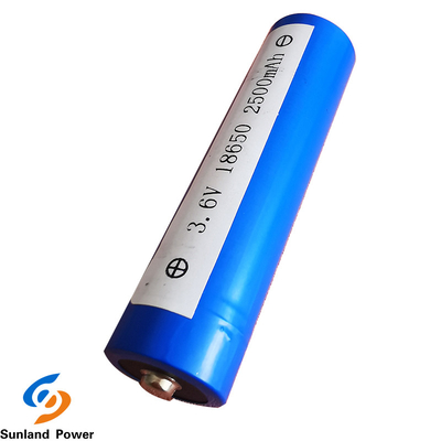 Herladenlithium Ion Cylindrical Battery ICR18650 3.6V 2500mah met USB-Terminal