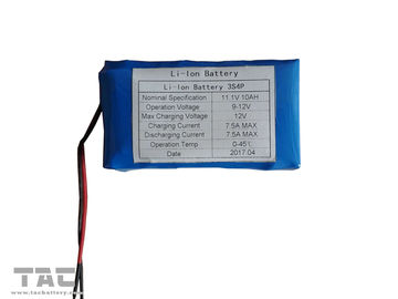 Hoge Capaciteit 18650 het Lithium Ionen Navulbare Batterij van 2500mAh 3S4P 11.1V 10Ah