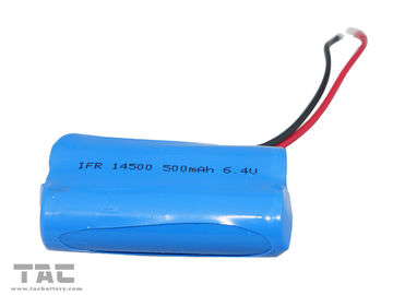 de Batterijpak 14500 500mAh van 6.4V LiFePO4 voor Decoratieve Verlichting