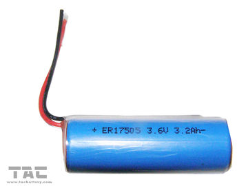 De Batterij ER17505 van de hoge energiedichtheid 3.6V LiSOCl2 met Uitstekende Houdbaarheid