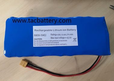 Li-Ionen de Batterijpak 36V 10AH van INR18650 met hoge machts dishcarge stroom voor EV