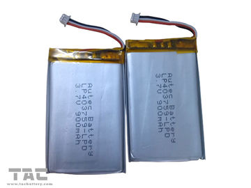 De Batterijpak LP403759 3.7v 900mah van het lithiumpolymeer voor Lijst PC