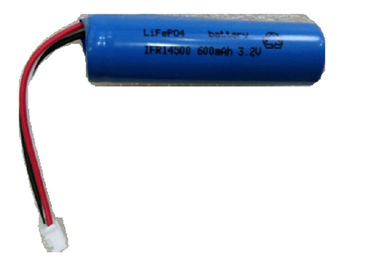 14505 de Batterijpak van aa 600mah 3.2V Lifepo4 met PCB voor Flitslicht