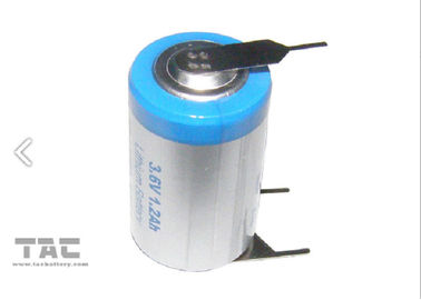 Energrytype 3.6V 14250 1200mAh LiSOCl2 Batterij voor Militaire Elektronische Apparaten