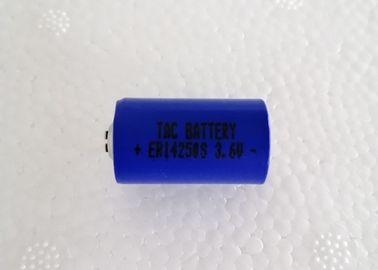 Het Lithiumbatterij 1/2AA Li-Soci2 800mAh van ER14250 3.6V voor Batterij Op hoge temperatuur