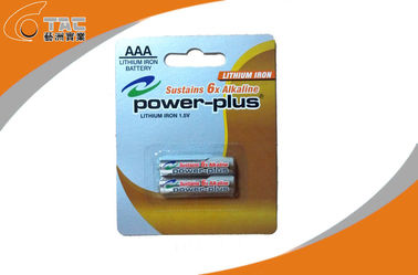 Primaire Lithium IJzer batterij LiFeS2 1, 5V AAA / L92 Power Plus batterij voor MID, E-boek