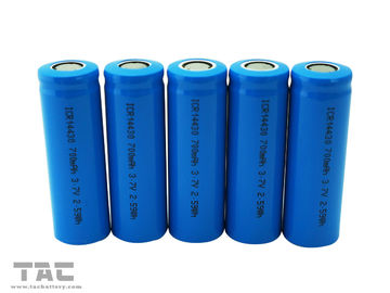 Navulbare Lithium Ionen Cilindrische Batterij LIR14430 700mAh voor Verlichting