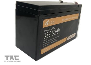 de Batterijpak van 7.2Ah 12V LifePO4 voor File en Zonne Lichte Lood Zure Vervanging