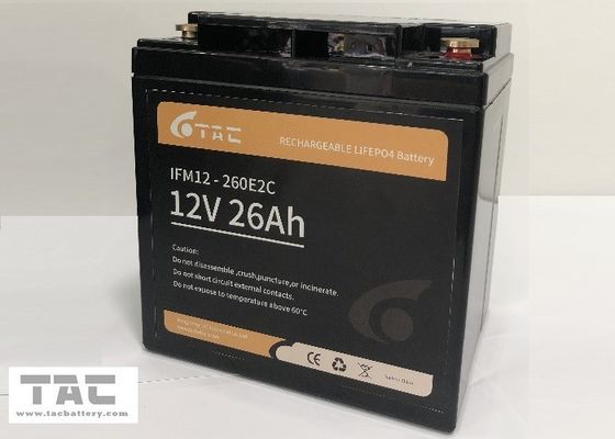 De Batterijpak 32700 van 26AH 12V LiFePO4 voor vervangt Lood Zure Batterij