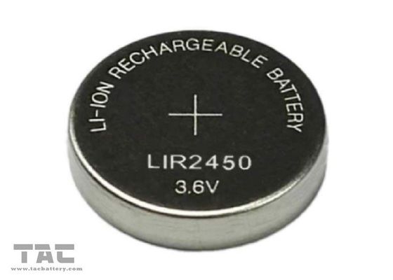 Cel van de lithium de ionenlir2450 3.6V 120mah Knoop voor Elektronische Woordenboeken