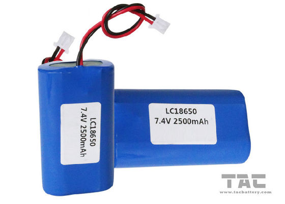 ICR18650 lithium Ionen Cilindrische Batterij 7.4V 2600mah voor Openluchtverlichting