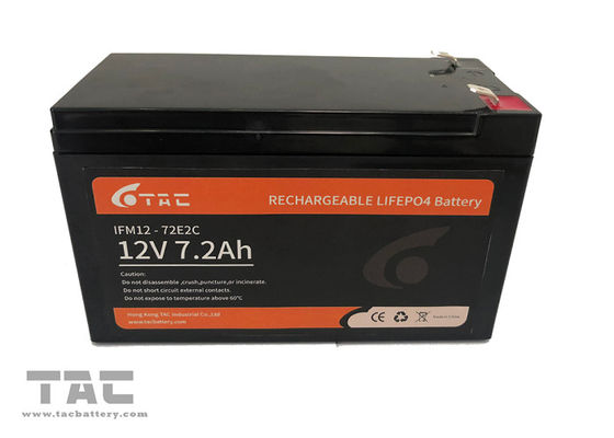 de Batterijpak van 7.2Ah 12V LifePO4 voor File en Zonne Lichte Lood Zure Vervanging