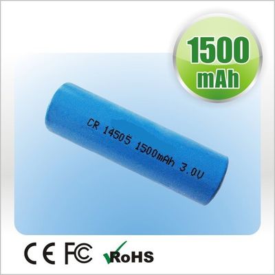 De primaire Batterij CR14505 CRAA 3.0V 1500mAh van Lithium Li-Mn voor Nutsmeters, Deurkasten