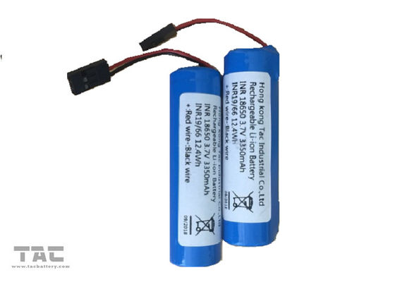 18650 lithium-Ionenbatterijpak 3350mah Gelijkaardig Panasonic voor Fiets Hoofdverlichting