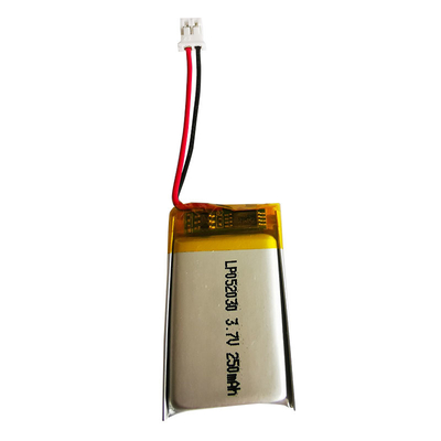 Van het het Polymeerlithium van LP052030 3.7V 250mAh de Batterij van Lipo Navulbaar voor Bluetooth