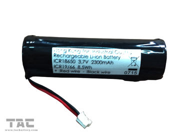 3.7 de Ionen Cilindrische Batterij van het Volt2300mah Lithium Navulbaar voor Fietskoplamp