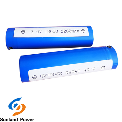 De Toestellen van het Lithiumion cylindrical battery for home van ICR18650 3.7V 2200mah