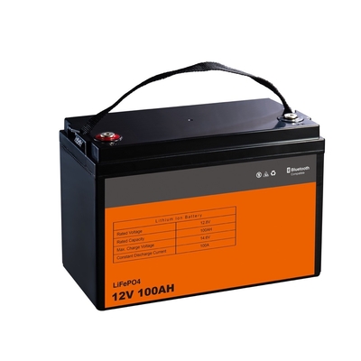 12V lithiumbatterijpak 100AH-serie Deep Cycle-batterij Back-upvoeding