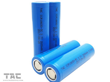 De Ionen Cilindrische Batterij van het hoge Machtsicr18650 3.7V 2600mAh 9.62Wh Lithium