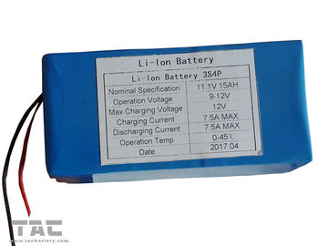 Het Lithium Ionen Cilindrische Batterij van ICR32650 11.1V 3500mAh 3S4P voor Digitaal