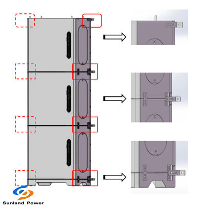 LiFePO4 Batterij 48V 100Ah Zonnepaneel Charger 5-15kWh Energieopslag Systeem Voor thuis