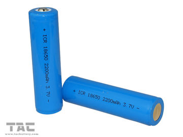 18650 de Batterij3.7v 2200mAh Li-ionencel van Lithium Ionencylndrical voor LEIDEN Licht