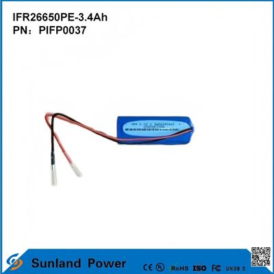 IFR26650PE-3.4Ah 3.2V LiFePO4 batterijcel voor zonnelicht zaklamp Cirkel Levensduur 2000 keer