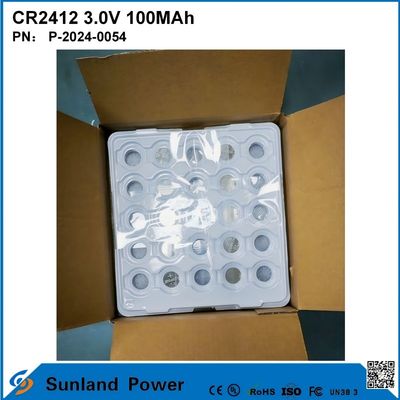 CR2412 3.0V 100MAH Li-MnO2 batterij