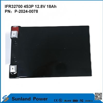 IFR32700 4S3P 12.8V 18Ah Voor zonne-invloed licht Hoge helderheid LEDS Tuin zonne-lichten levensduurpo4 batterij