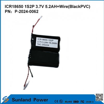 ICR18650-1S2P Batterijen voor de veiligheid op verschillende gebieden met een hoge energiedichtheid Elektrische gereedschappen Consumentenelektronica Elektrische voertuigen