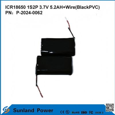 ICR18650-1S2P Batterijen voor de veiligheid op verschillende gebieden met een hoge energiedichtheid Elektrische gereedschappen Consumentenelektronica Elektrische voertuigen