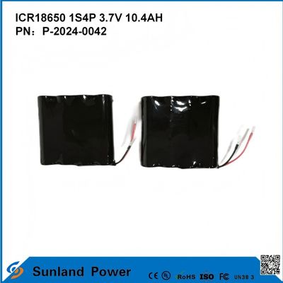 ICR 18650 1S4P Battery For A Versatile, High-Capacity Lithium Battery Solution, Voldoet aan de lange levensduur van de batterij voor meerdere apparaten, Biedt betrouwbare energie voor medische apparaten met een laag vermogen.
