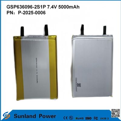 Oplaadbare Lithium-Ion-accu GSP636096-2S1P 7.4V En 5000mAh Voor energiebanken Buiten elektrische apparaten zaklamp Verlichting Kleine elektronische apparatuur