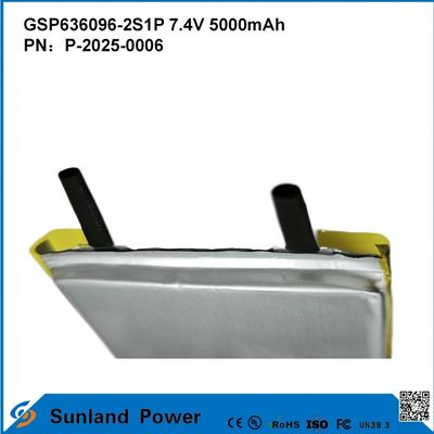 Oplaadbare Lithium-Ion-accu GSP636096-2S1P 7.4V En 5000mAh Voor energiebanken Buiten elektrische apparaten zaklamp Verlichting Kleine elektronische apparatuur