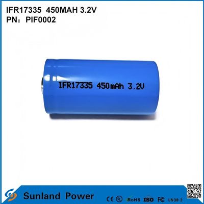 IFR17335 batterij 3.2V 450mah geschikt voor een verscheidenheid aan apparaten en scenario's, waaronder: Digitale producten Verlichtingsapparatuur Elektrische gereedschappen Kleine apparaten Energieopslagsystemen
