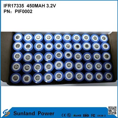 IFR17335 batterij 3.2V 450mah geschikt voor een verscheidenheid aan apparaten en scenario's, waaronder: Digitale producten Verlichtingsapparatuur Elektrische gereedschappen Kleine apparaten Energieopslagsystemen