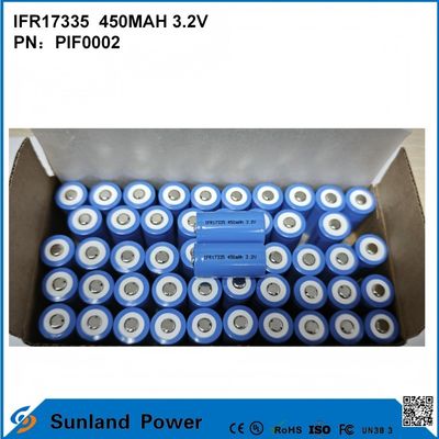 IFR17335 batterij 3.2V 450mah geschikt voor een verscheidenheid aan apparaten en scenario's, waaronder: Digitale producten Verlichtingsapparatuur Elektrische gereedschappen Kleine apparaten Energieopslagsystemen