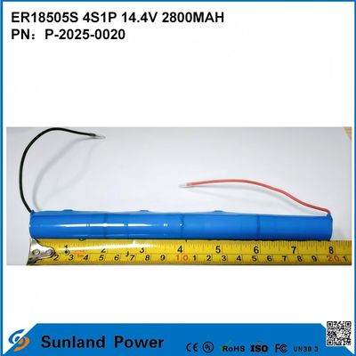 ER18505S 4S1P 14.4V 2800MAH Hoogtemperatuurbestendige, hoogcapaciteitsbatterij