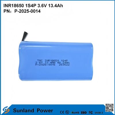 INR18650 1S4P3.6V 13.4Ah De perfecte combinatie van hoge capaciteit en hoge spanning