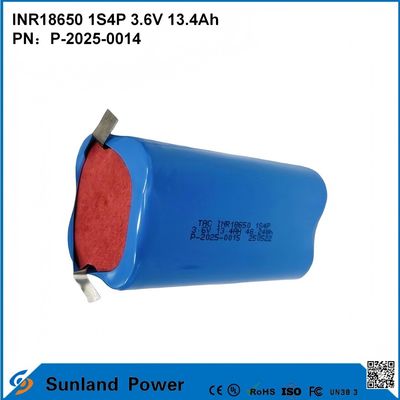 INR18650 1S4P3.6V 13.4Ah De perfecte combinatie van hoge capaciteit en hoge spanning