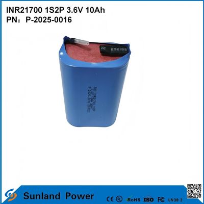 INR21700 1S2P 3.6V 10Ah High-Rate Discharge, geschikt voor apparaten met een hoge vraag naar vermogen!