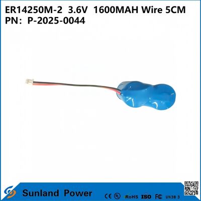 ER14250M-23.6V1600MAH Dradige 5CM-batterij die wordt gebruikt in slimme meters, automatiseringsinstrumenten, medische apparaten, draadloze communicatieapparatuur, alarmsystemen tegen inbrekers, automobielelektronica,Het Internet van de