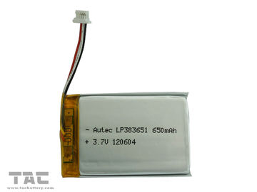 Het Pak3.7v 1.3AH batterij van de Lipobatterij met draad en schakelaar voor massager