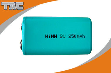 De Batterijen 9V van het het Metaalhydride van 250mAh van hoge Capaciteitsni MH/van het Nikkel de Navulbare Batterijen