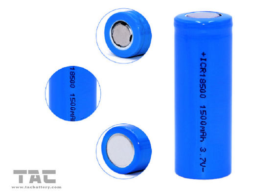 De Batterij Li-ION 18500 1100mAh van de lithium ionencel 3.7v Cylindrica voor Textielmachine