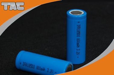 Het cilindrische Type van de Batterijlfr18500p 900mAh Macht van 3.2V LiFePO4 voor Hoge Machtsapparaten